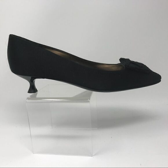 NWOT Salvatore Ferragamo Black Fabric shoes. - Picture 1 of 9